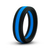 Blush Performance Silicone Go Pro Cock Ring - Black/Blue