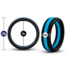 Blush Performance Silicone Go Pro Cock Ring - Black/Blue