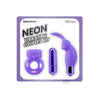 Neon Luv Touch Vibrating Couples Kit - Purple