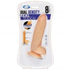 CLOUD 9 DUAL DENSITY DILDO TOUCH THICK W/ REALISTIC PAINTED VEINS & BALLS 8 IN