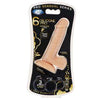 Pro Sensual Premium Silicone 6 Inch Dong With 3  Cockrings - Flesh