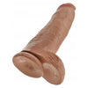 King Cock 12 Inch  Cock W/Balls Tan