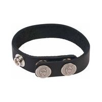 Spartacus Leather Cock Ring Nickel Free Snaps