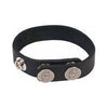 Spartacus Leather Cock Ring Nickel Free Snaps