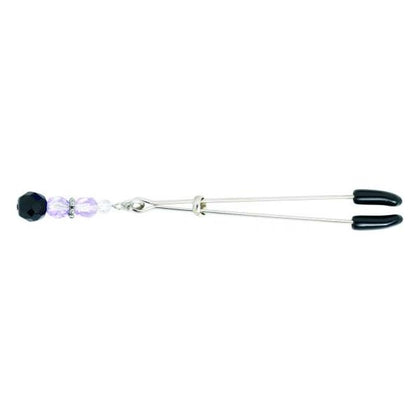 Tweezer Clit Clamp With Purple Bead