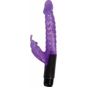 Mini Rabbit Vibro Wand (Purple)