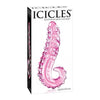 Icicles No 24 Glass Dong 6 Inches - Pink