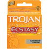 Trojan Ultra Ribbed Ecstasy Lubricated Condoms 2 Pack