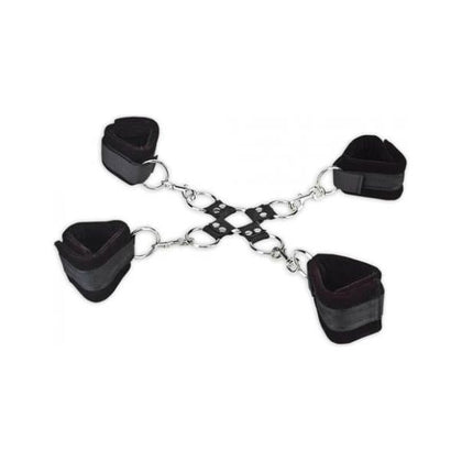 Lux Fetish 5 Piece Hogtie Set Black