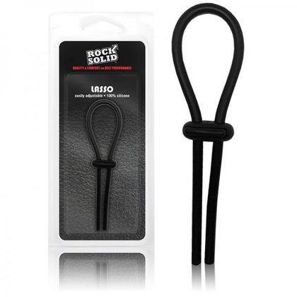 Rock Solid Lasso Cock Ring Black