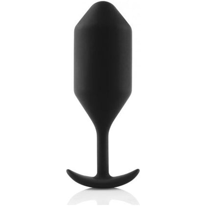 B-Vibe Snug Plug 4 Black 9oz Weight