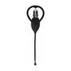 Ouch! Urethral Sounding Vibrating Bullet Plug Black