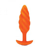 b-Vibe Swirl Texture Plug Orange