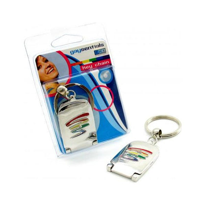 Gaysentials Mirror Key Chain Squiggle