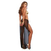 Gypsy Dancer Costume Black & Gold O/S