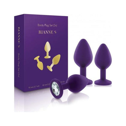 Rianne S Booty Plug Set 3X Purple