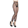 Footless Fishnet, Rhinestone Pantyhose Black O/S