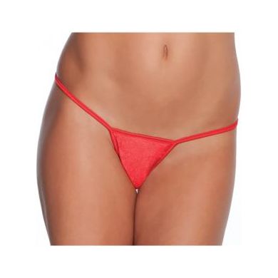 Low Rise Lycra G-String Red O/S