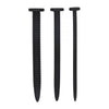 Silicone Screw Plug Set - Urethral Sounding - Black