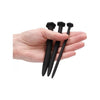 Silicone Screw Plug Set - Urethral Sounding - Black