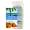 Earthly body massage candle trio gift bag - 2 oz skinny dip, dreamsicle, and polynesia