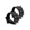 Ouch! Skulls And Bones Handcuffs With Spikes Black