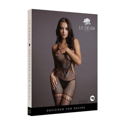 Net High Neck Bodystocking