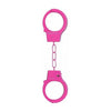 Ouch Beginners Handcuffs Metal Pink