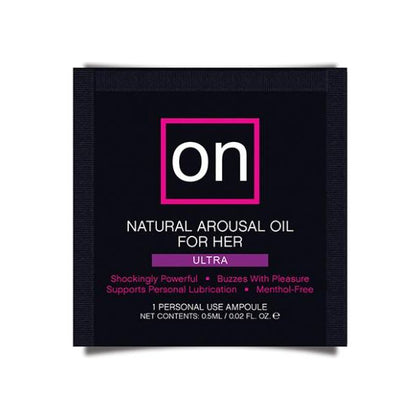 On For Her Arousal Oil Ultra - Single Use Ampoule