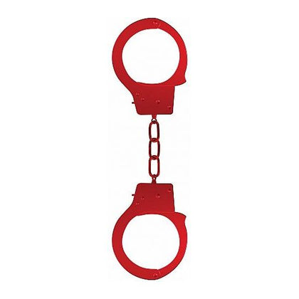 Ouch Beginners Handcuffs Metal Red