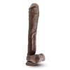 Mr Ed 13 inches Dildo Suction Cup Chocolate Brown Dildo