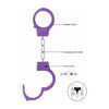 Ouch Beginners Handcuffs Metal Purple