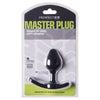 Strap On Master Butt Plug Small Black