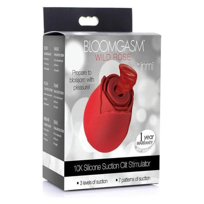 Bloomgasm Wild Rose 10x Silicone Clit Stimulator