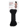 Lux Fetish Bondage Rope 33 Ft/10 M - Black