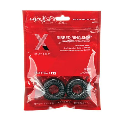 Xplay Pf Blend Premium Stretch Ribbed Ring Slim 2 Pk