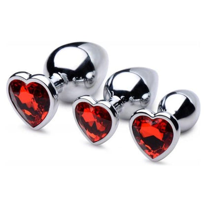 Red Heart Gem Anal Plug Set