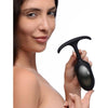 Premium Silicone Weighted Anal Plug - Large