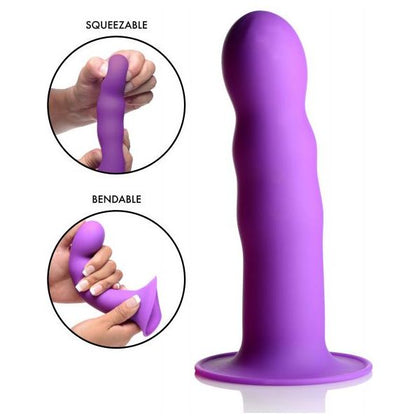 Squeeze-It Squeezable Wavy Dildo