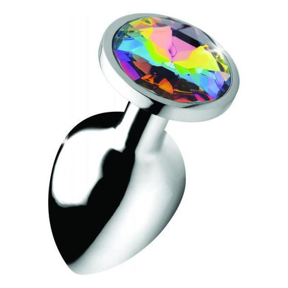 Rainbow Prism Gem Anal Plug - Large