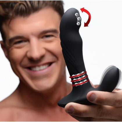 17X P-Trigasm 3 in 1 Silicone Prostate Stimulator Black