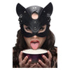 Naughty Kitty Cat Mask Black O/S