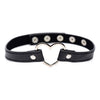 Dark Heart Chrome Black Choker Black O/S