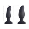 Swell 10x Inflatable & Vibrating Curved Silicone Anal Plug