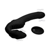 Pro Slim Rider Strapless Strap On With Remote Control Black