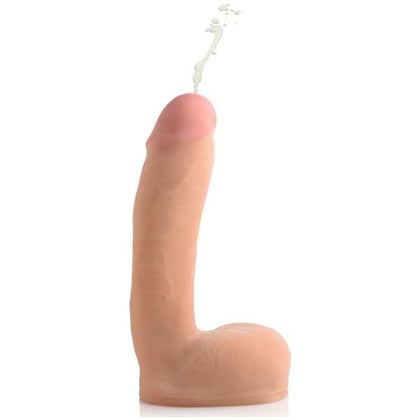 Dual Density Squirting Dildo 8.5 inches Beige