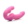 Urge Silicone Strapless Strap On Vibrating With Remote Pink