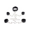 Strict Slave Bondage Shackle Set Black