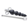 Silicone Graduated Beads Lubricant Launcher Black