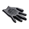 Pleasure Poker Textured Glove Black